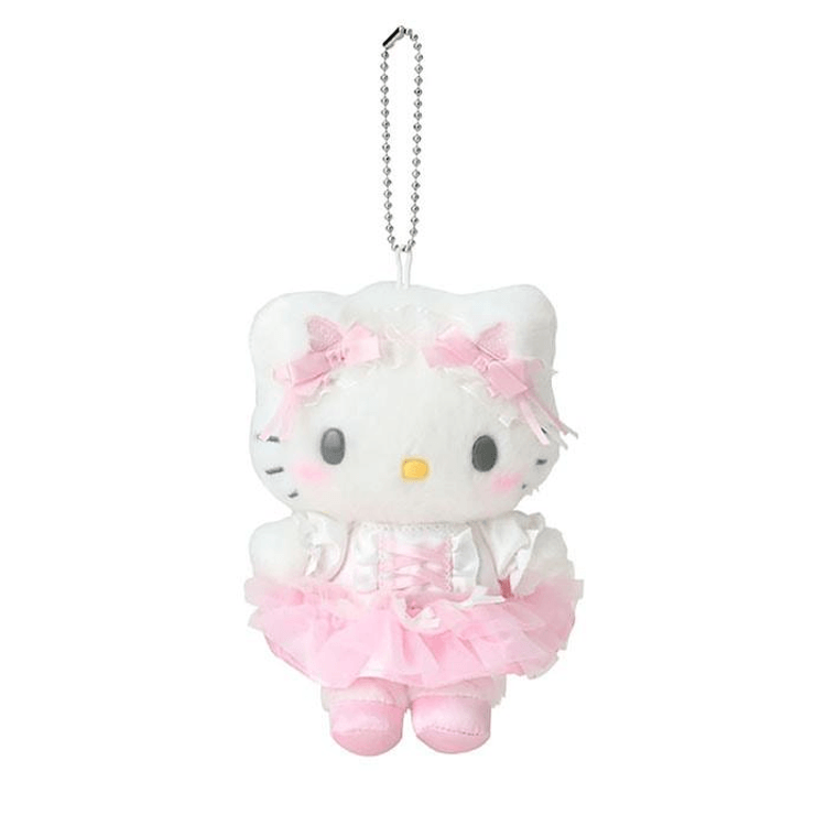 日本 SANRIO サンリオ バレエ 白猫シリーズ ぬいぐるみペンダント