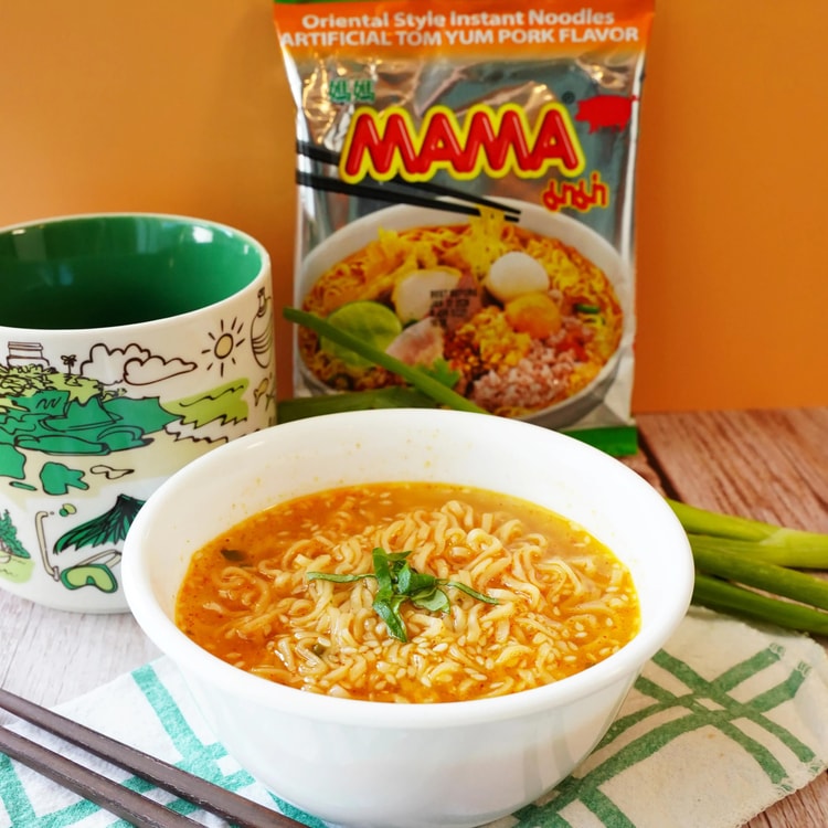 MAMA Thai Oriental Style Instant Noodles , Artificial Tom Yum Pork