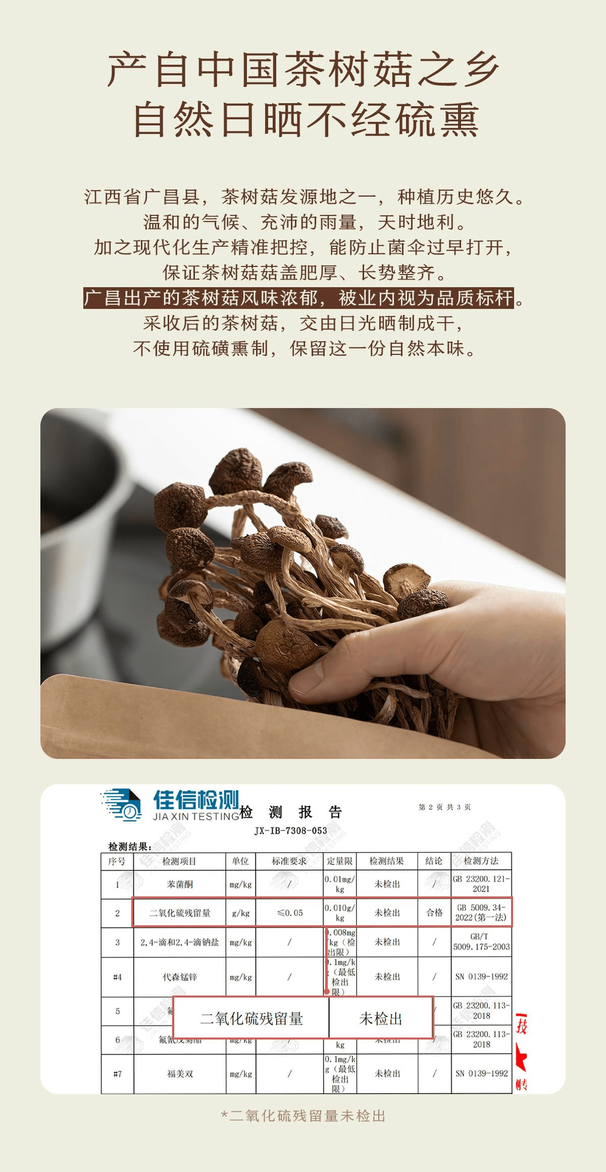 【中國直郵】 南食召 茶樹菇菌香鮮濃嫩滑新鮮茶樹菇乾貨菌菇80g*1袋