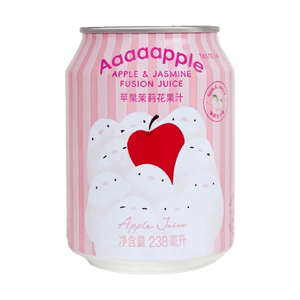 Apple Jasmine Juice, 8.05 fl oz【Clean Label,Low Calories,0 White Sugar】