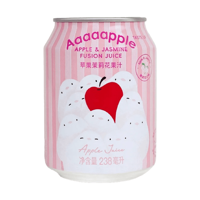 애플 재스민 주스, 240ml (8.05 fl oz) [클린 라벨, 저칼로리, 백설탕 0%]