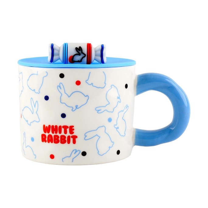 White Rabbit Creamy Candy Mug Light Blue