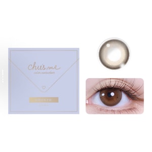 日本 T-GARDEN 日系自然款  Chusme 手冲日光 经典小棕环 半年抛  14.1mm小直径半年抛 1片×2盒装 水润保湿款  0