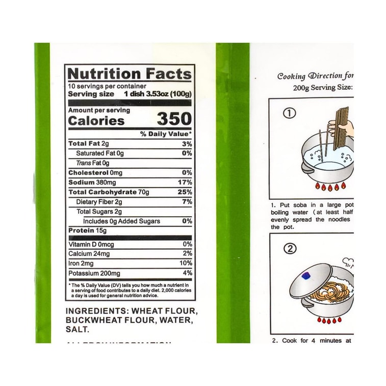 SOBA 荞麦面 1000g 4