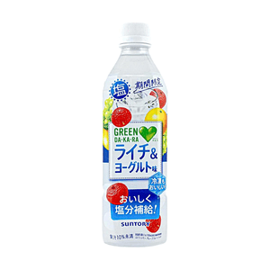 グリーン・ダカラ 塩ライチ＆ヨーグルト味ドリンク 16.57 fl oz 【塩分補給 美味しいフローズン】