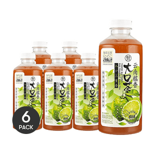 盒马 云南糯香大口茶 900ml *6【6份超值装】【清爽柠檬汁&糯香绿茶红茶底】