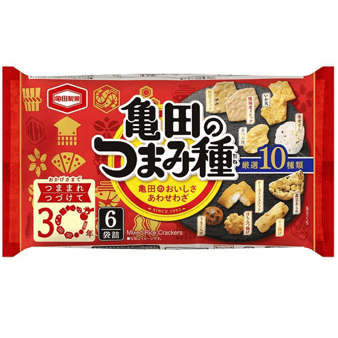 亀田 ミックスせんべい スナック菓子（6袋入り/120g）