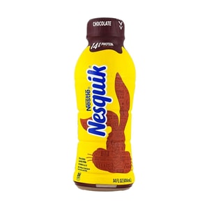 Nesquik Chocolate Milk, 14 fl oz【High Calcium, High Protein】