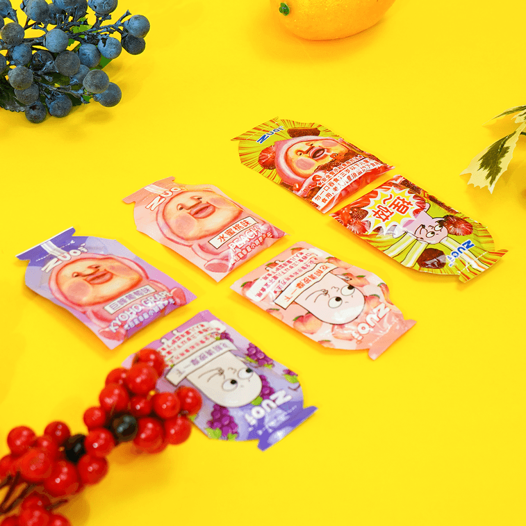 【嚐新必買】zuo一下 楊梅味低卡蒟蒻果凍 96g 4