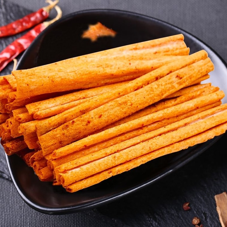 Qianwei Yuan Spicy Strips 16 g   1  bag 3