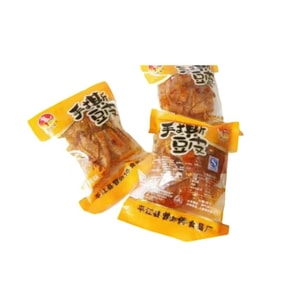 Hunan Specialty Pingjiang Spicy Tofu Snack, Hand-Torn Bean Curd Skin, Spicy Snack Strips, Individually Packaged 25g*5 Packs