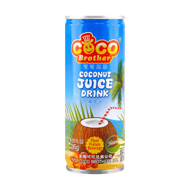 COCO BROTHERS 海南ココナッツジュースドリンク、8.29液量オンス - Yami