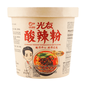 光友 非油炸 酸辣粉 桶装 110g