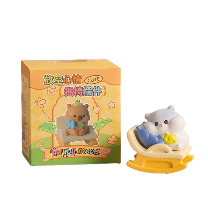 Cute And Healing Small Ornament, Cozy Little Mouse, 5*5*5.5cm