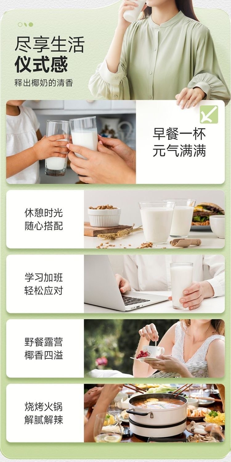 【中國直郵】 南國 海南特產冷萃純椰子粉308g