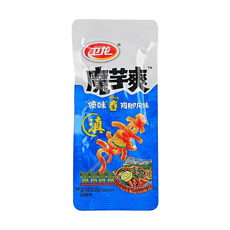 모유솽 곤약 스낵, 다이 스타일 닭발탕 맛, 210g 【매콤한 곤약 스트립】 3