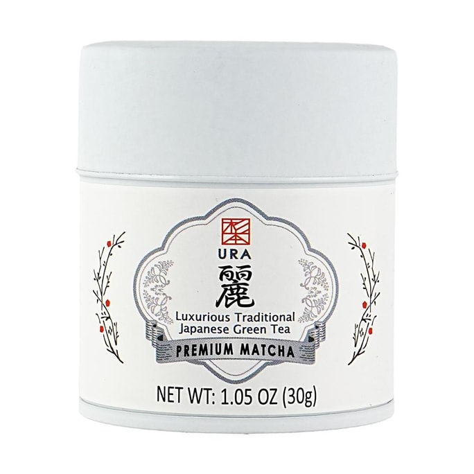日本の抹茶パウダー - プレミアムグレード 1.05オンス【DIYラテドリンクやデザートベーキングに】