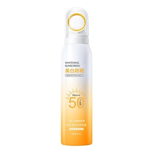Brightening Sunscreen Spray 150ML【Lightweight, Non-Sticky, Non-Greasy, UV Protection】【Cosmetic-Grade High-SPF Sunscreen SPF50+】 Breathable Invisible Sunscreen Clothing Essential For Beach Vacations