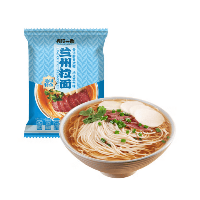 Lanzhou Ramen Instant Noodle Soup Non Spicy107g*2