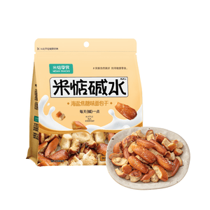 【中国直邮】 米惦 碱水面包干(海盐焦糖味)20g*5包 100克