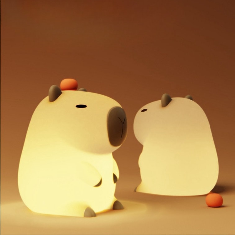 Capybara Silicone Night Light 9.8*16.5*11cm 5