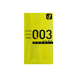 003 極薄アロエ潤滑コンドーム 10個入【日本語版】
