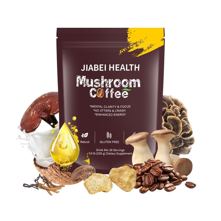Mushroom Coffee Powder,Low Caffeine,Gluten Free,8.29 oz 3