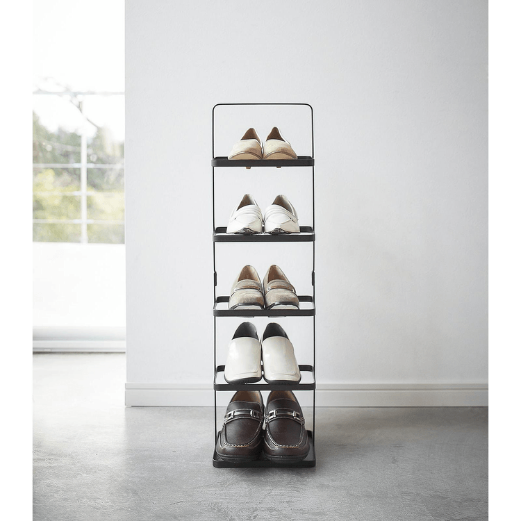 Shoe Rack (31 H) - Steel White - Yami.com