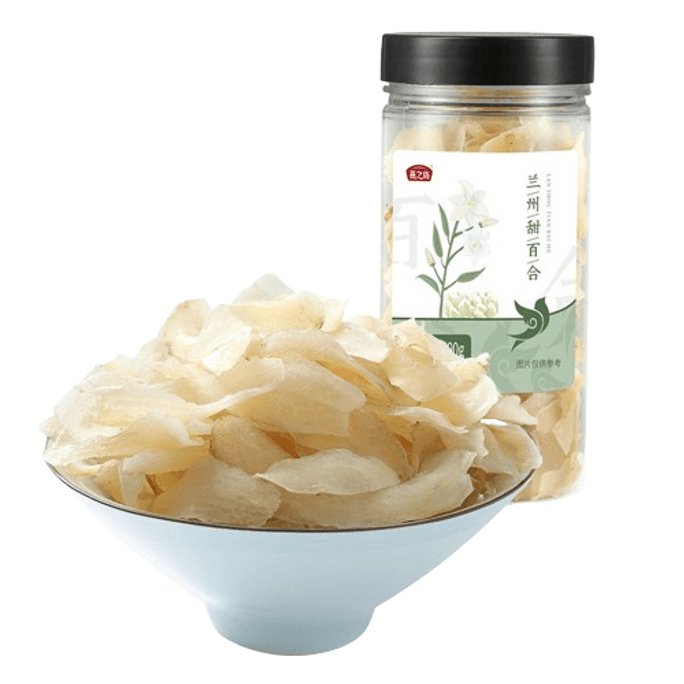 Lily nine years of growth of large slices of dried lily of the North and South of the dried goods selected canned 90g /