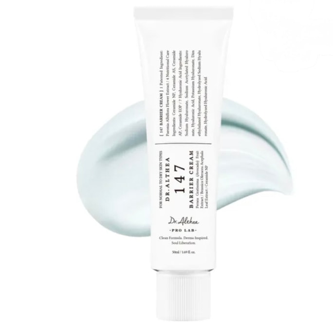 147 Barrier Cream, 1.69 fl.oz. - Vegan, Hydrating & Nourishing | Firming & Wrinkle Defense