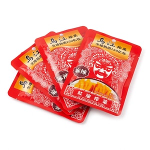 烏江 涪陵榨菜 麻辣紅油榨菜 80g *4 四聯包【佐餐開胃下飯小菜】【老品牌 值得信賴】