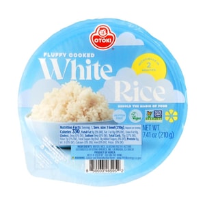 Riz Blanc Cuit Délicieux, 7,4 oz【Riz Micro-ondable】