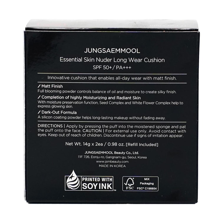 エッセンシャル スキン ヌーダー ロングウェア クッション、詰め替え用付き、SPF50+ / PA+++、#フェアライト - 24時間マットウェア 15