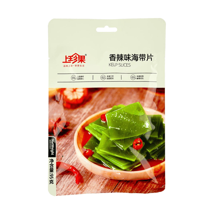上珍果 海带片 香辣味95g【即食海味小吃】