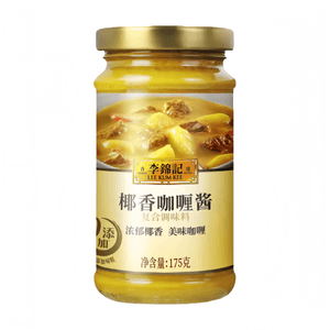 【중국 직배송】 이금기 코코넛 카레 소스 밥 비빔 소스 175g*1개