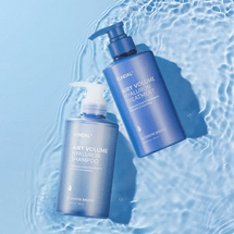 韩国KUNDAL 玻尿酸蓬松洗护 细软塌适用 清爽控油 洗发水300ml + 护发素300ml