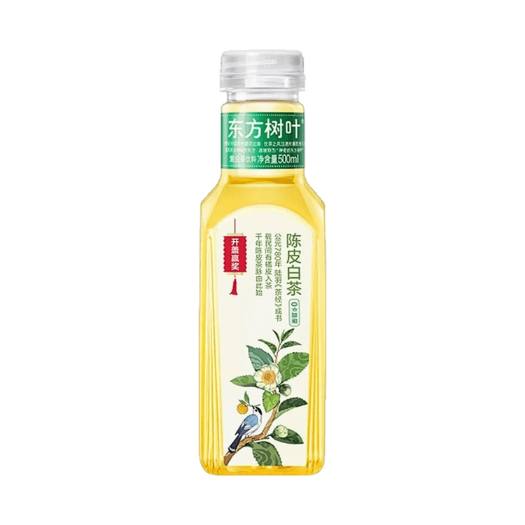 農夫山泉農夫山泉東方樹葉陳皮白茶500ml *6【6份超值裝】【0糖0卡0脂