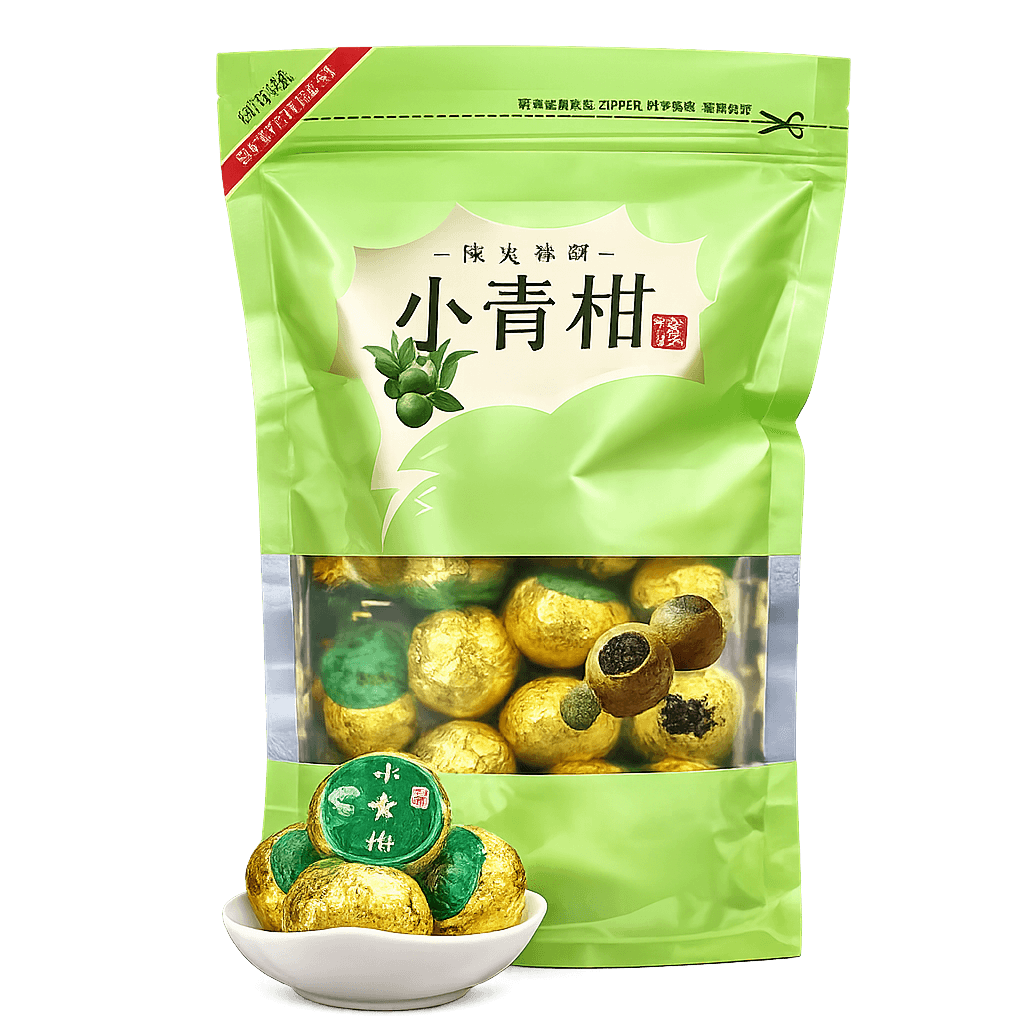 ShanJiaFangMing 山家方明 本格広東新会小緑みかん皮プーアル茶、完熟