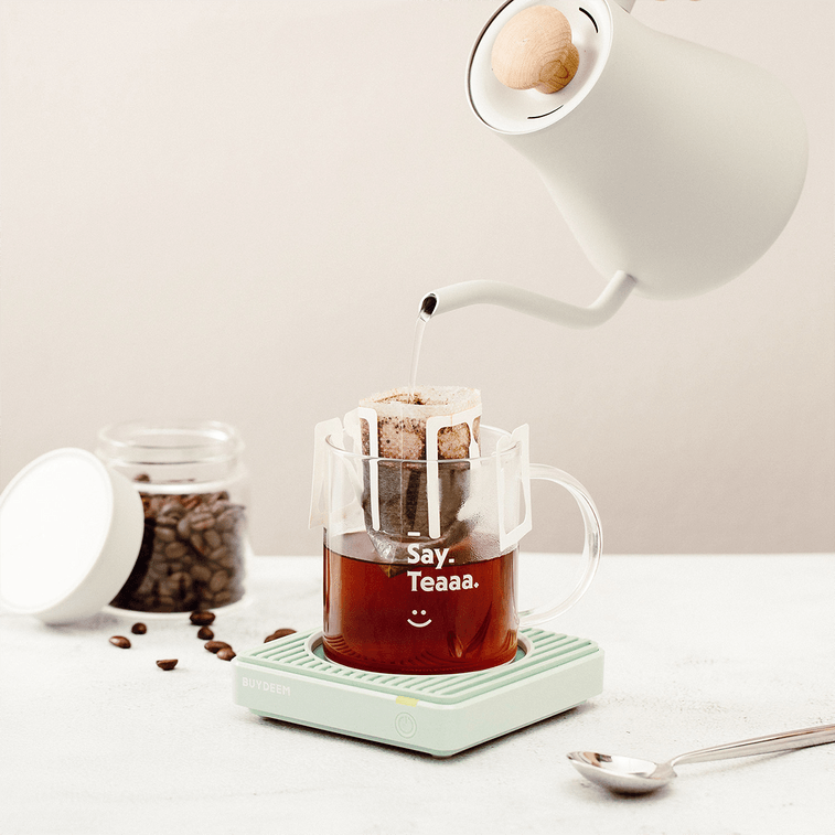 Buydeem Mug and Coffee Warmer Cozy Greenish 6