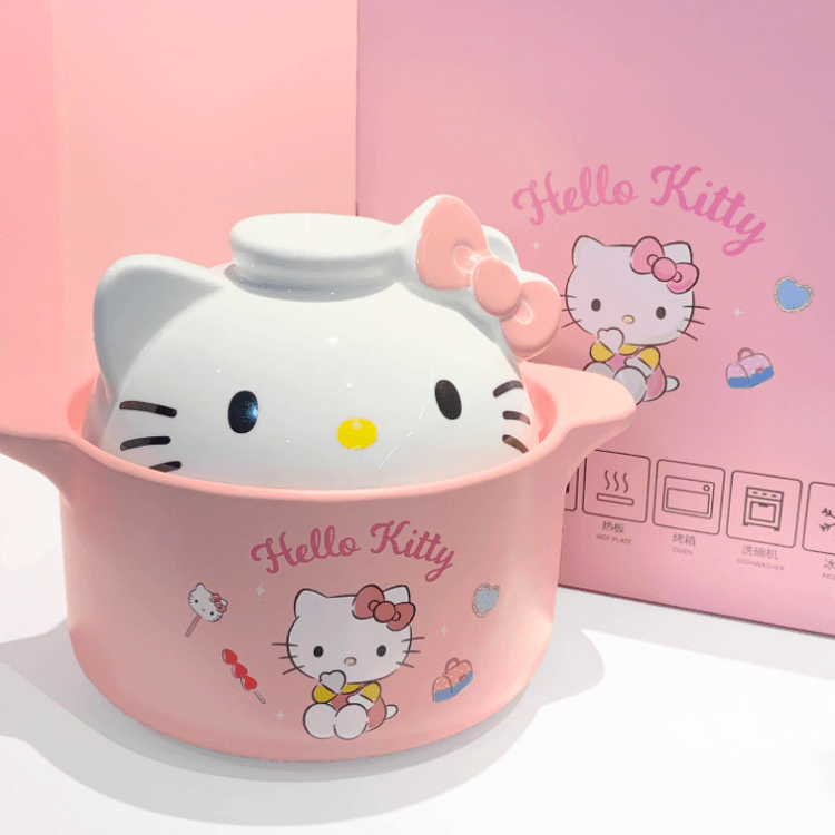 Sanrio Hello Kitty High Temperature Ceramic Casserole 1 Pice
