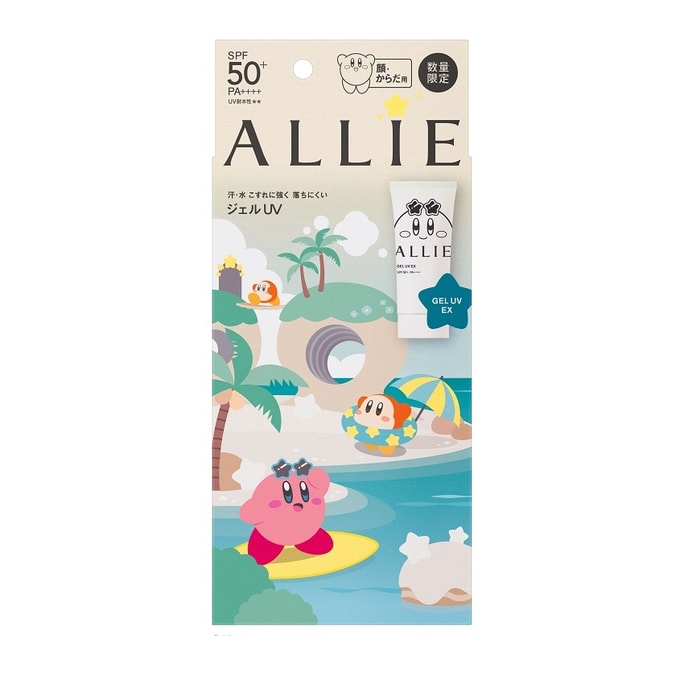 カネボウ アリー クロノビューティー UVプロテクティブ モイスチャライジングジェル 限定版 カービー SPF50 PA++++ 90g (日本)