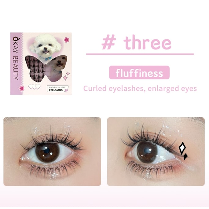 False Eyelashes #Three Little Magic Fairy 1 box