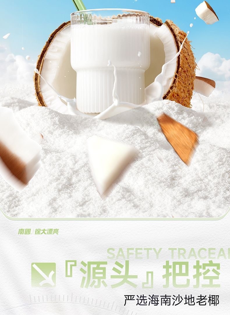 【中國直郵】 南國 海南特產冷萃純椰子粉308g