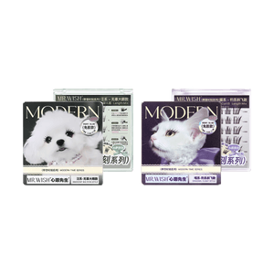 Modern Time Series, Glue-Free False Eyelashes, 2 pcs #Diagonal Flight Style+#Innocent Big Eyes Style【TK HOT】