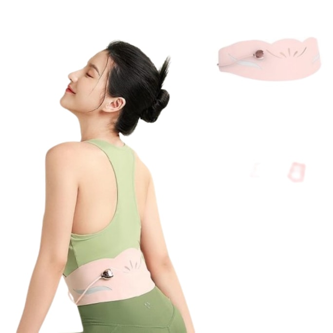  Warm Womb Belt: Period Relief Wonder Heated Abdominal Belt for Menstrual Cramps & Lower Back Support Pink, Single Pack