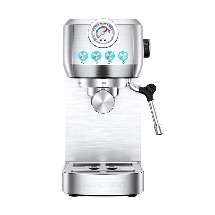 美國CASABREWS咖佰士 義式咖啡機 43.9oz水箱 半自動打奶泡機 3700Gense