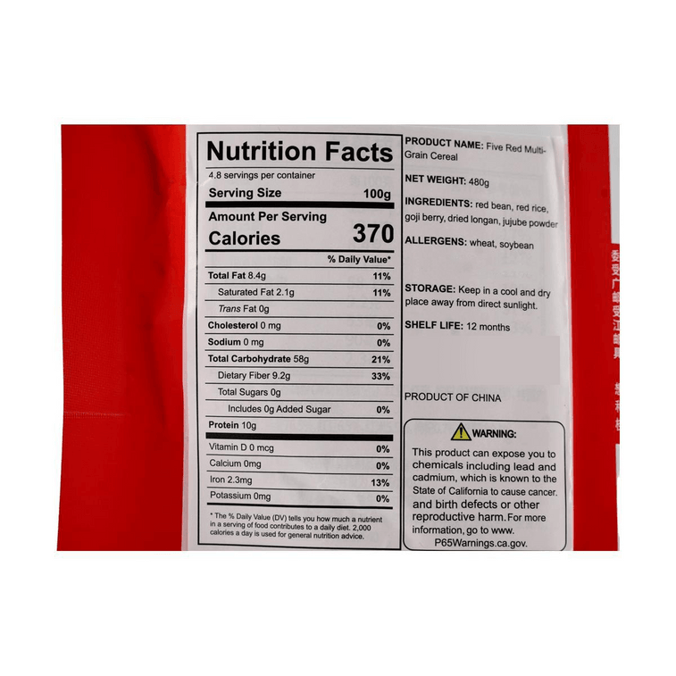 5 Red Mixed Instant Oatmeal, 16.93 oz 6