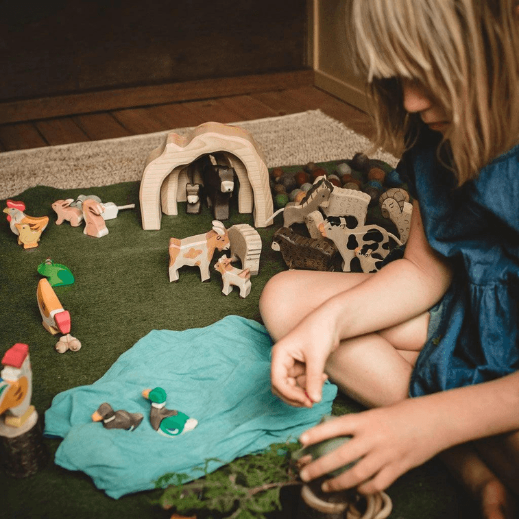 美国 MOM LOVES ME 玩具 石窟套装 - 自然色 3