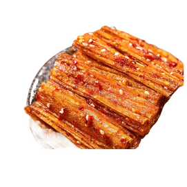 Greedy Little Girl Explosive Spicy Bean Roll, Hunan Specialty Super Spicy 125g * 1 Bag