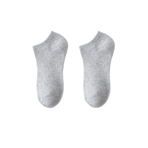 Cotton Socks Autumn Winter Socks Solid Color Ins Trendy Grey Socks